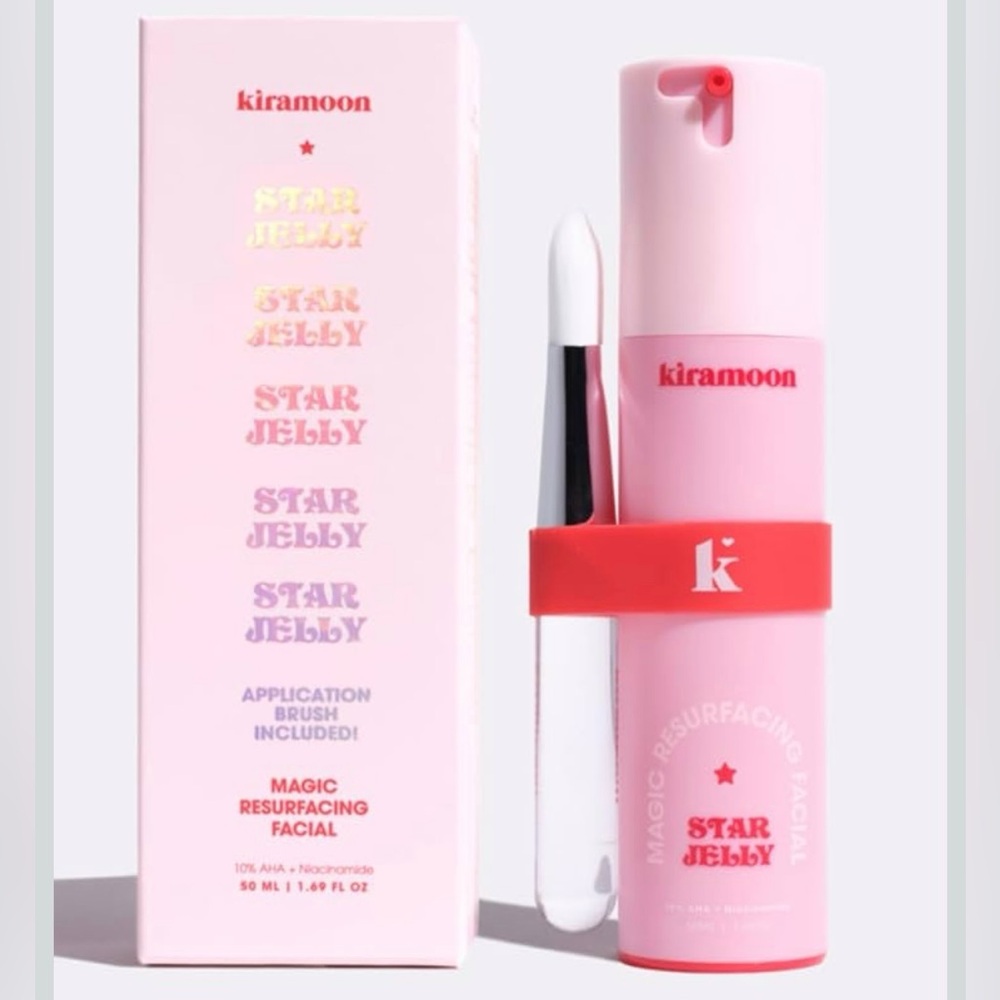 New in Box-Kiramoon Star Jelly Bright & Clear Exfoliating Radiance Mask -